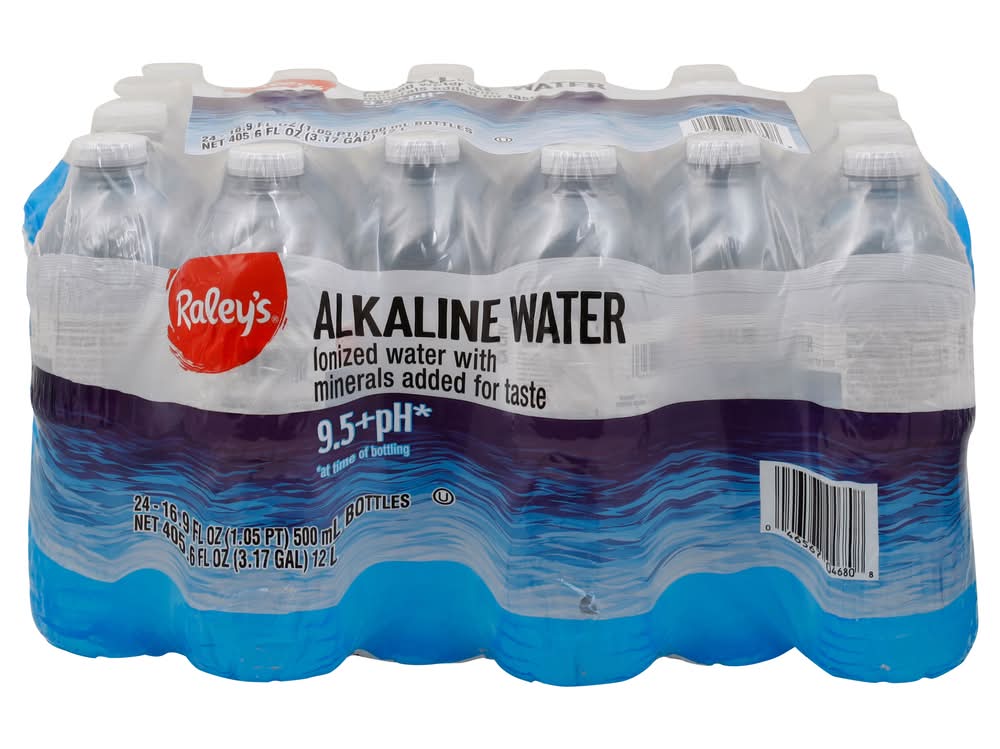 Raley's Alkaline Water (24 x 16.9 fl oz)
