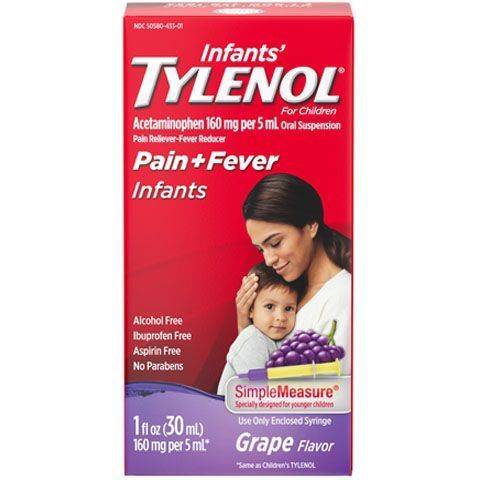 Infant's Tylenol Grape 1oz