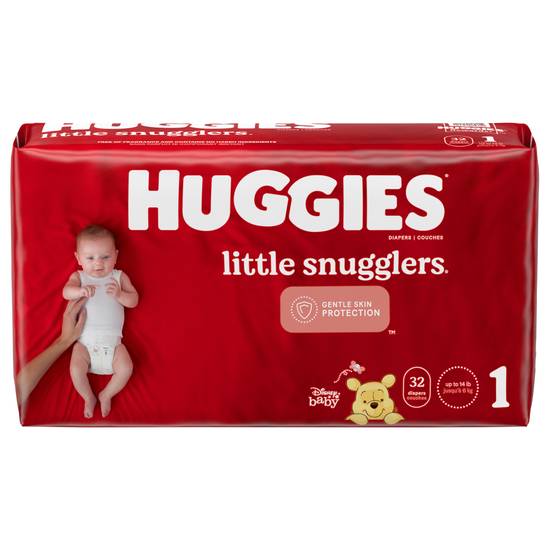Huggies Little Snugglers Diapers Size 1 (32 ct)