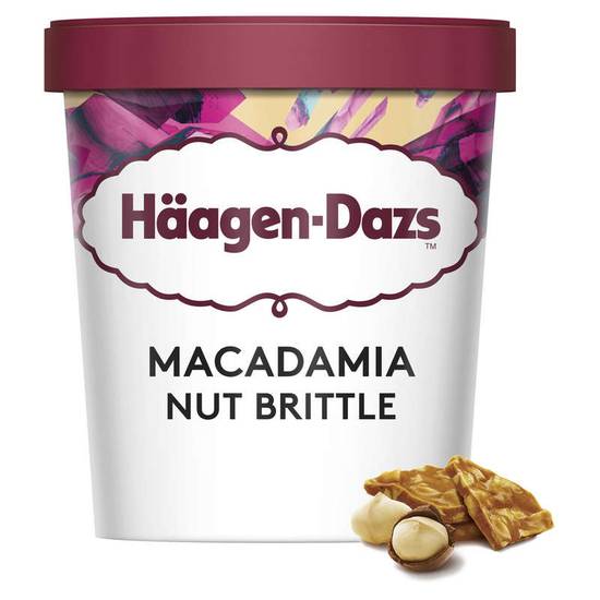 HAAGEN DAZS - Crème glacée - Obsessions Collection - Noix de macadamia - Pot - 400g