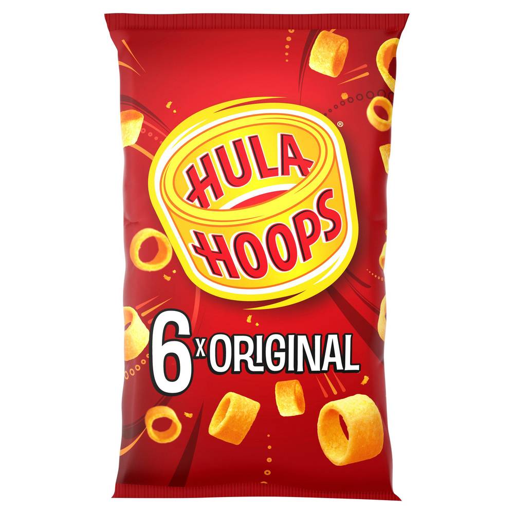 Hula Hoops Original Potato Ring Crisps 6x24g