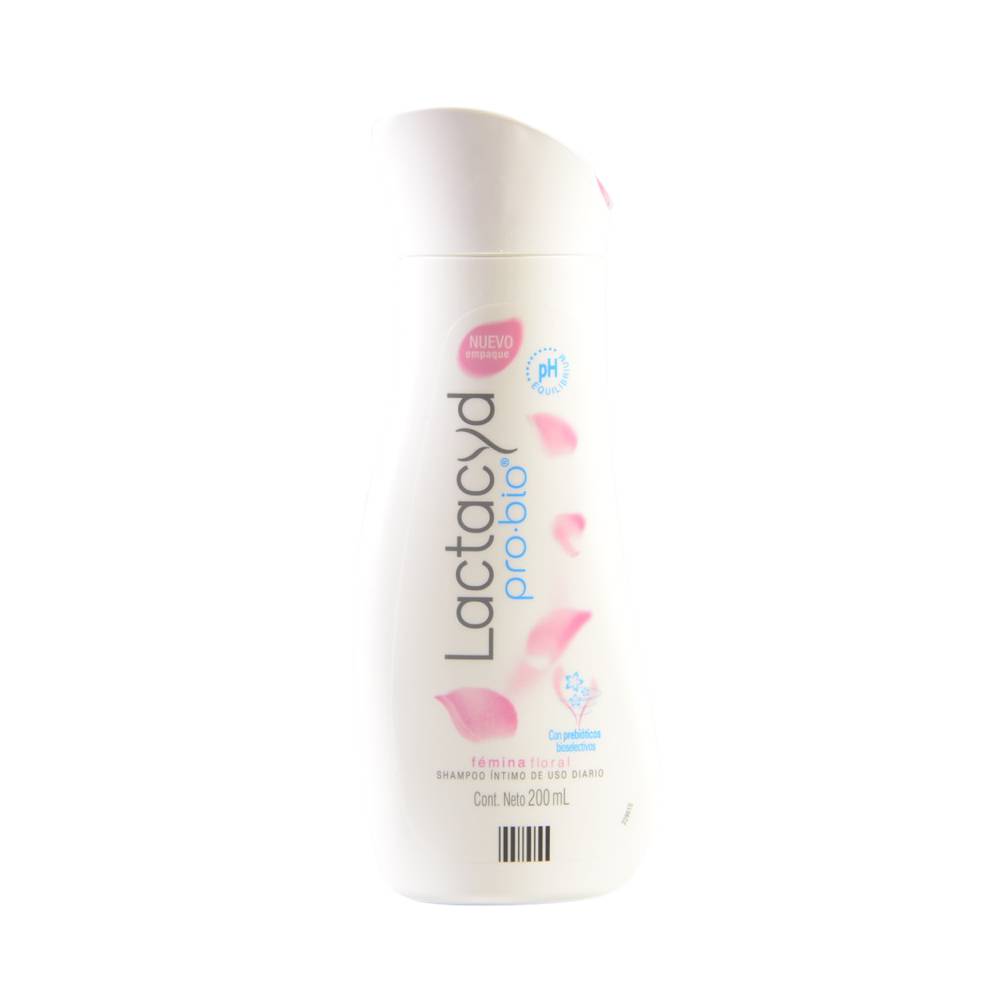 Lactacyd shampoo íntimo pro-bio fémina floral (botella 200 ml)