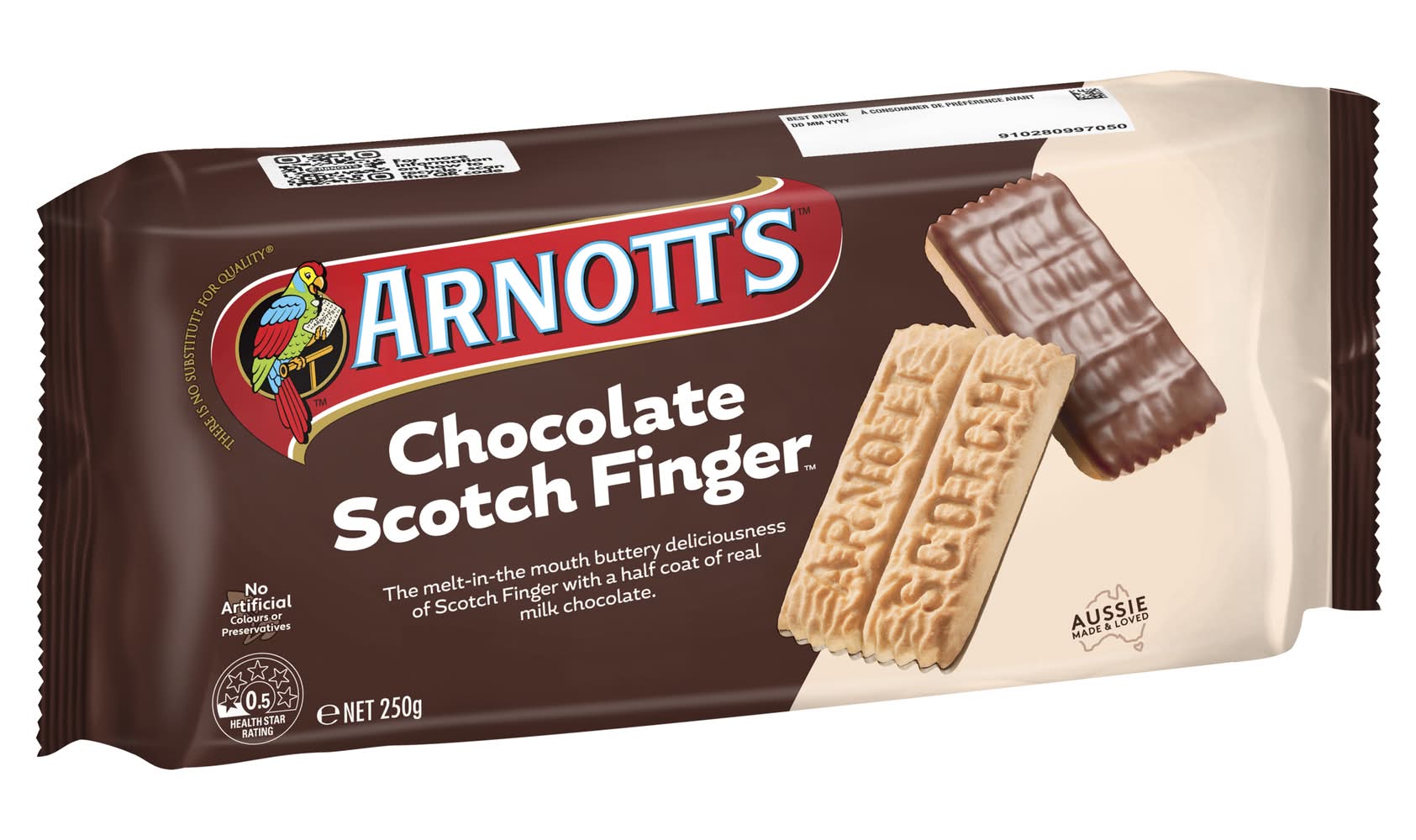 Arnott's Scotch Finger Biscuits, Chocolate (250g)