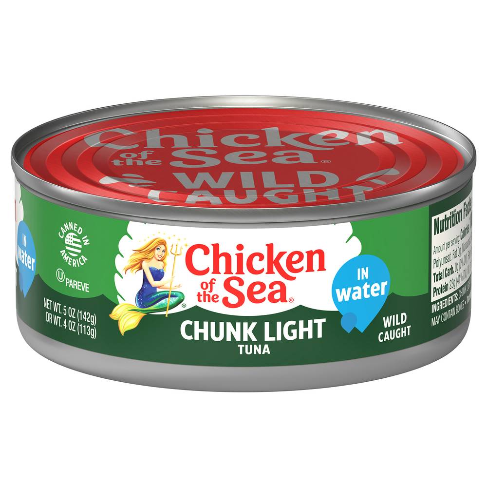 Chicken of the Sea Chunk Light Tuna in Water (5 oz)