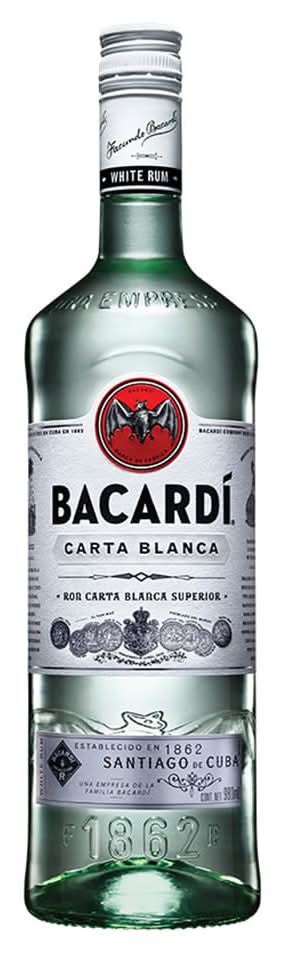 Bacardí · Ron carta blanca superior (980 ml)
