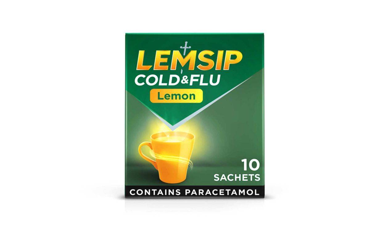 Lemsip Cold & Flu Lemon Flavours - 10 Sachets