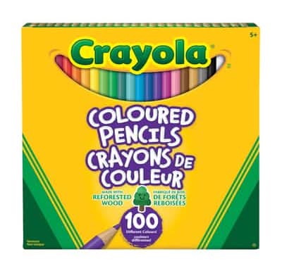 Crayola Colored Pencils, Assorted (100 ct)