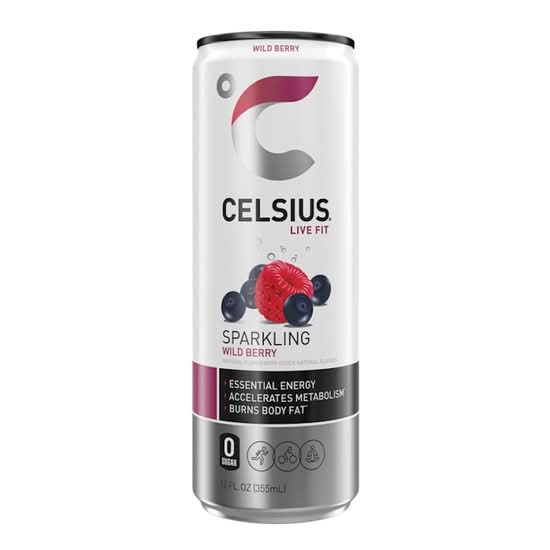 Celsius Sparkling Wild Berry 12 oz Can
