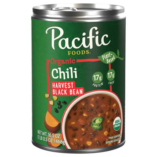 Pacific Foods Organic Chili Harvest Soup (black bean)