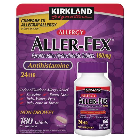 Kirkland Signature Aller-Fex 180 mg Tablets (180 ct)