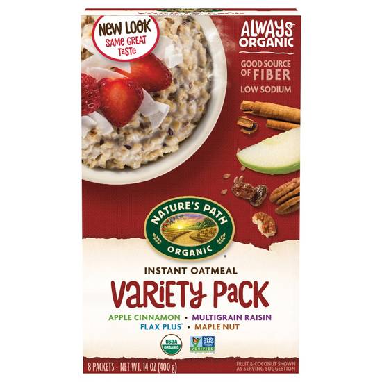 Nature's Path Organic Instant Oatmeal Variety pack (8 ct)