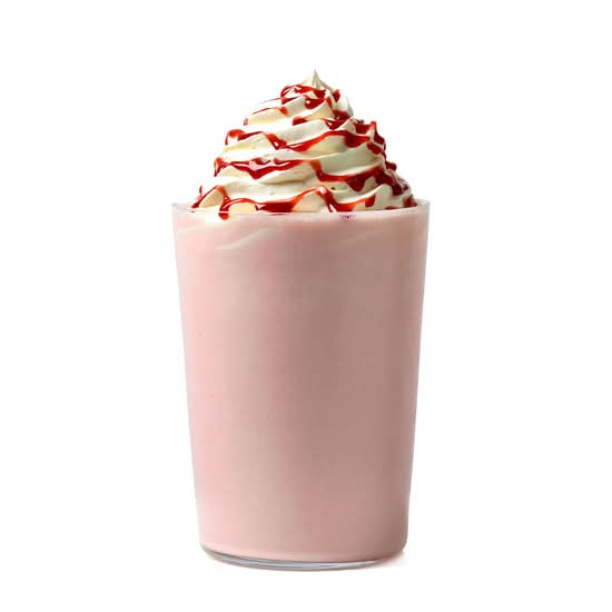 Strawberries & Cream Frappé