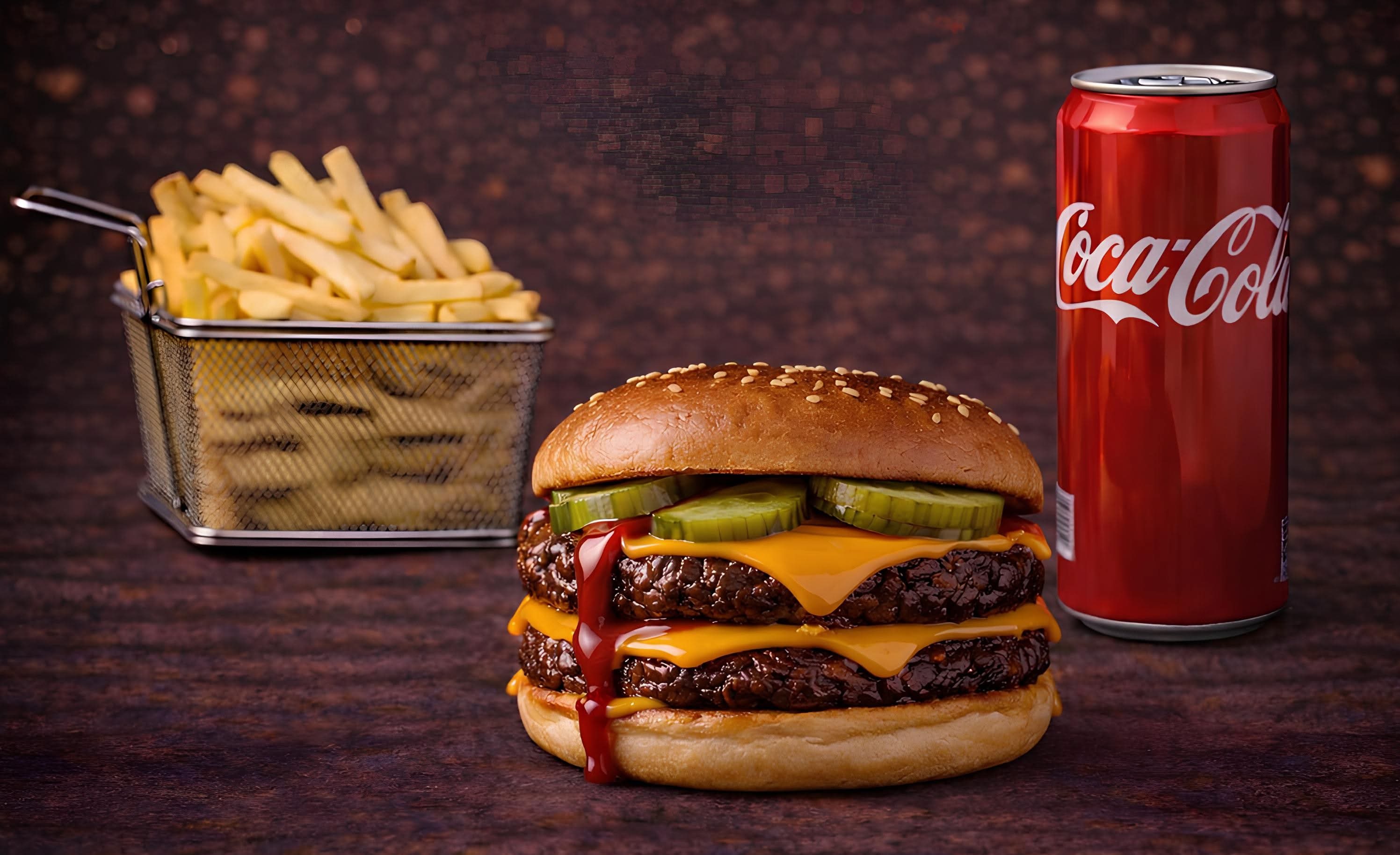 🍔 Menu Double Cheese | La Puissance du Duo & Frites