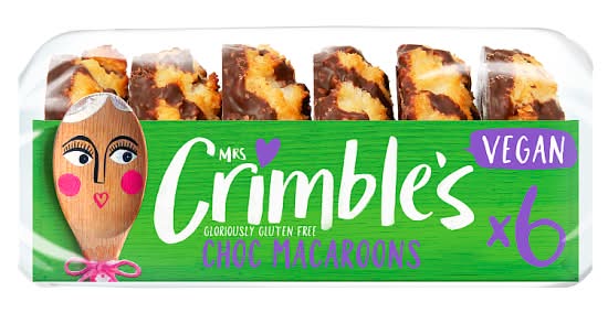 Mrs Crimble's Vegan Gluten Free Choc Macaroons (195g)