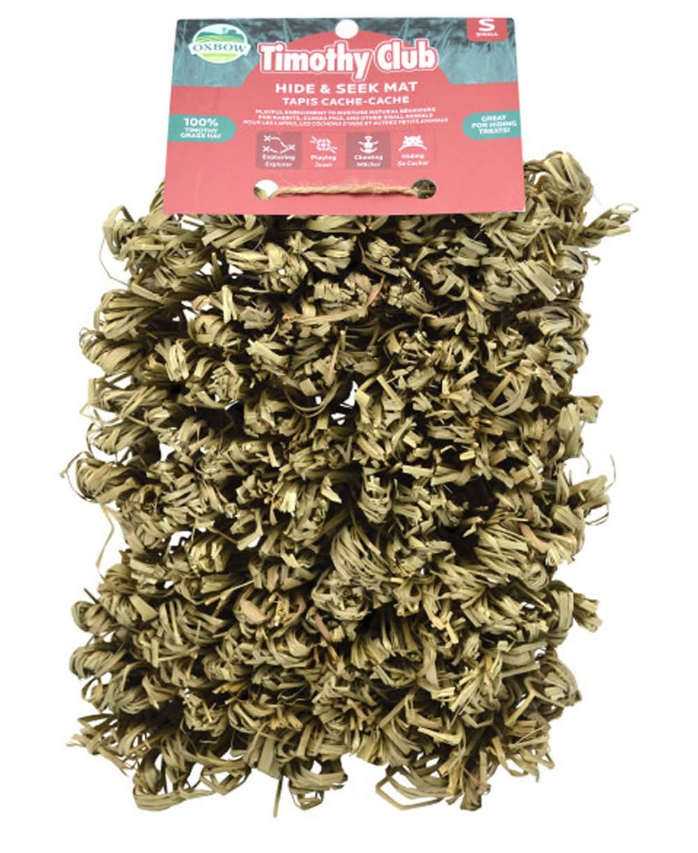 Oxbow Timothy CLUB Hide & Seek Small Animal Mat, Small
