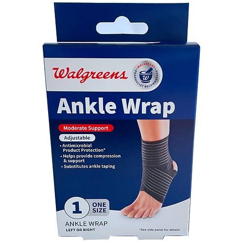 Walgreens Ankle Wrap One Size - 1.0 ea