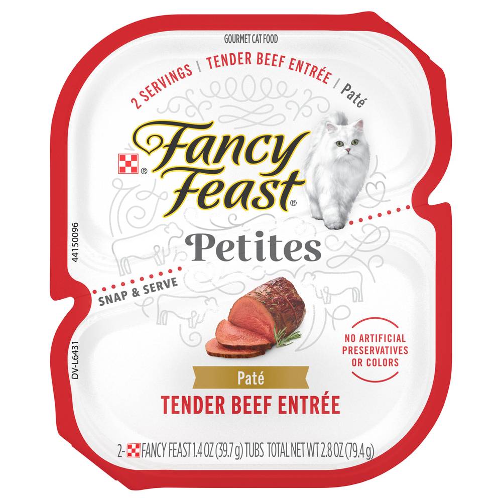 Fancy Feast Petites Tender Beef Pate Entree (2.8 oz)