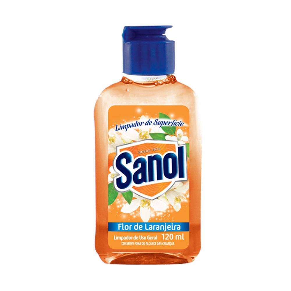 Sanol · Limpador de superfície flor de laranjeira (120 ml)