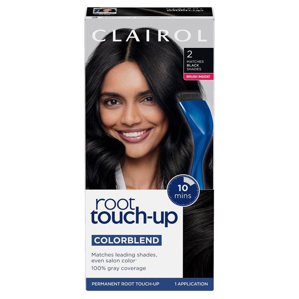 Clairol Nice N Easy Root Touch-Up Permanent Hair Color, 2 Black