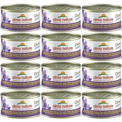 Classic Complete Cat Tuna Recipe W/ Ocean Fish & Sweet Potatoes In Gravy,12 Pack