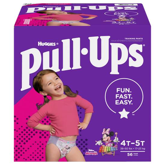 Pull-Ups Disney Junior Minnie Training Pants 4t-5t, (56 ct)
