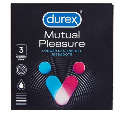 Durex Mutual Pleasure Prezerwatywy (3 szt.)
