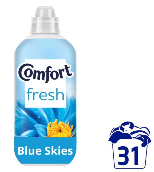 Comfort Blue Skies, Fresh Fabric Conditioner 31 Washes (930ml)
