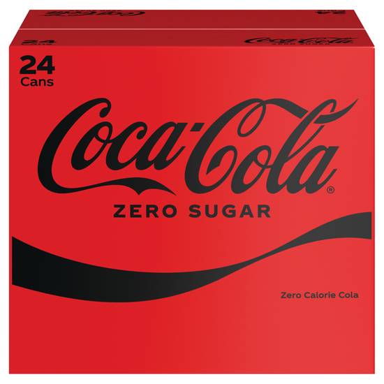 Coca-Cola Zero Sugar Cola (24 x 12 fl oz)