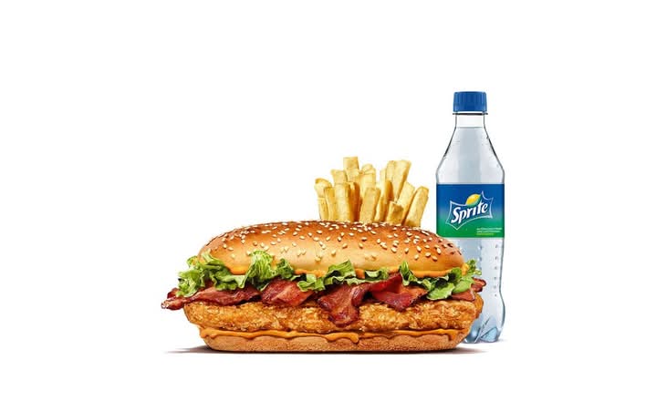 Spicy Mayo Chicken Royale Meal.