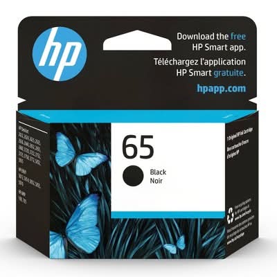 HP 65 Black Ink Cartridge (3.1 lbs)