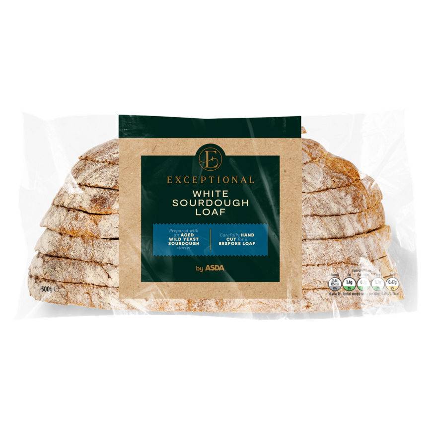 ASDA Exceptional White Sourdough Loaf (500g)