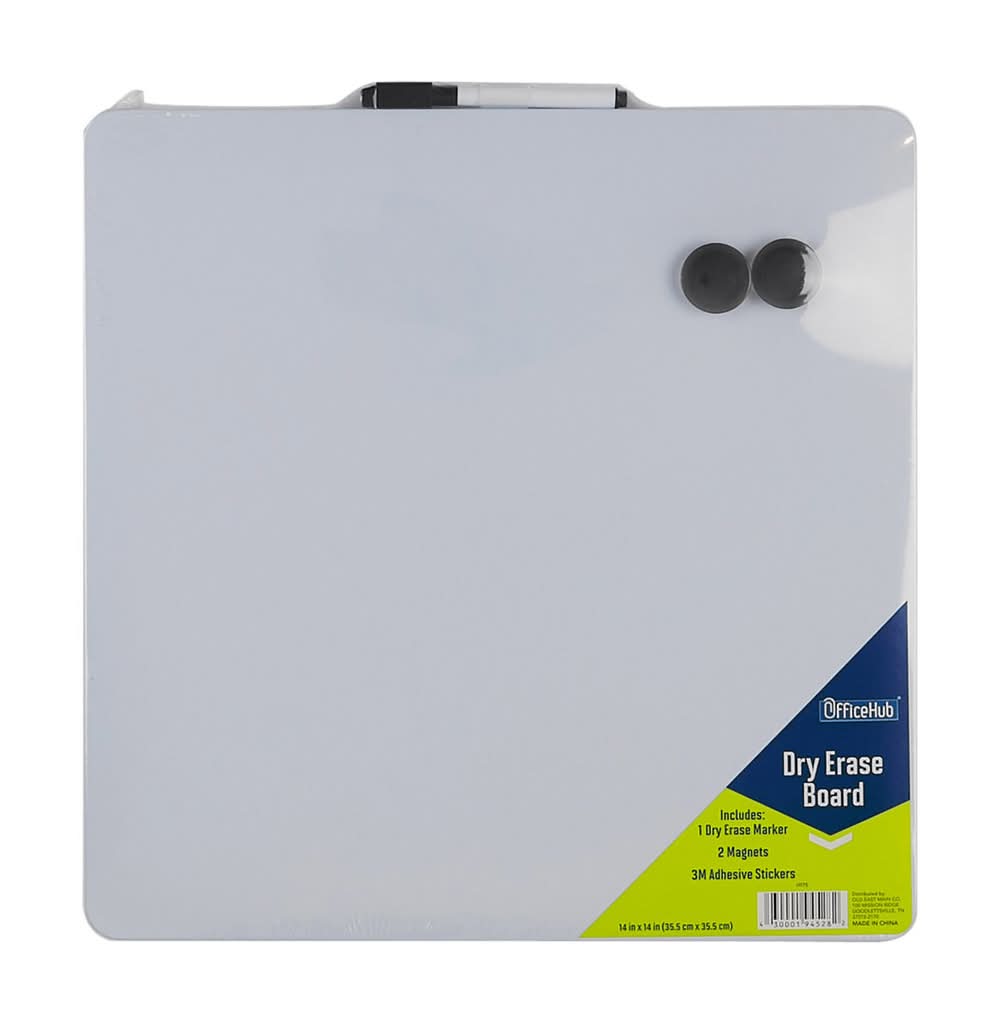 Office Hub Dry Erase Board 14 X 14 In