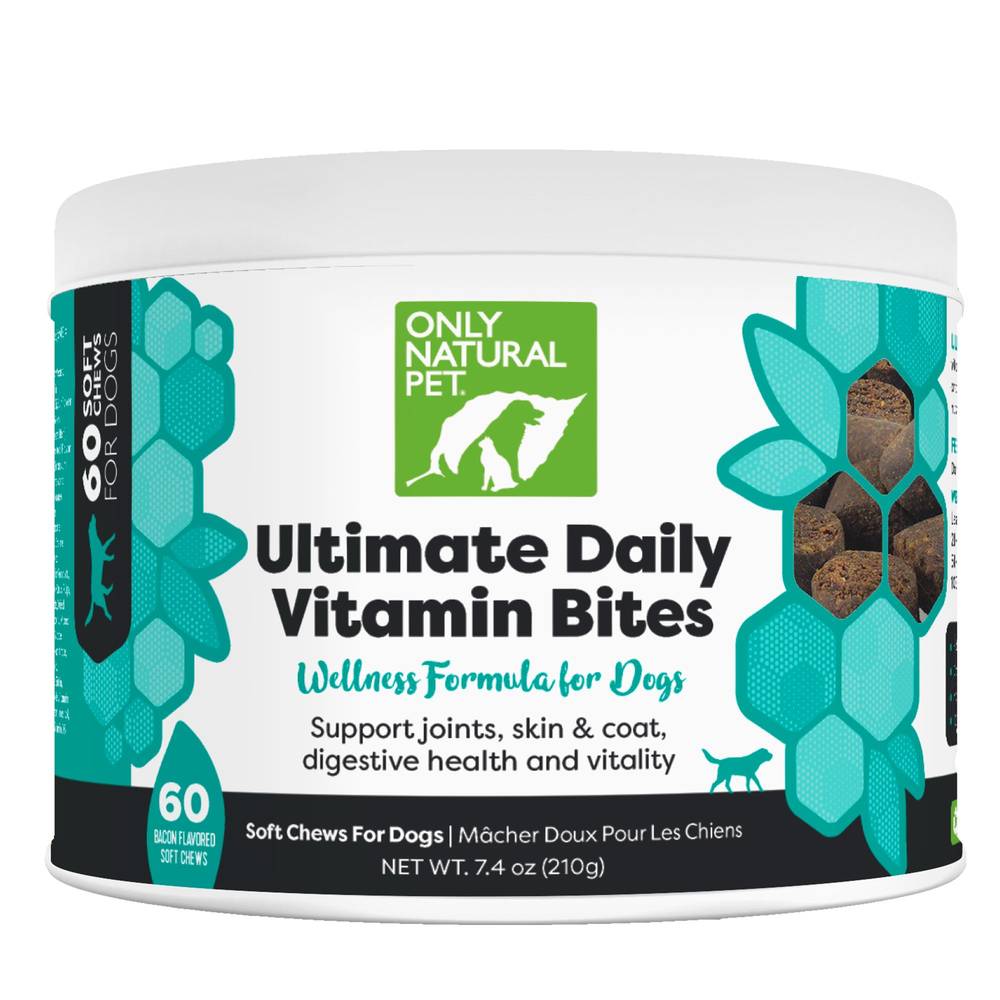 Only Natural Pet Ultimate Daily Vitamin Bites Wellness Formula For Dogs (60 ct) (bacon)