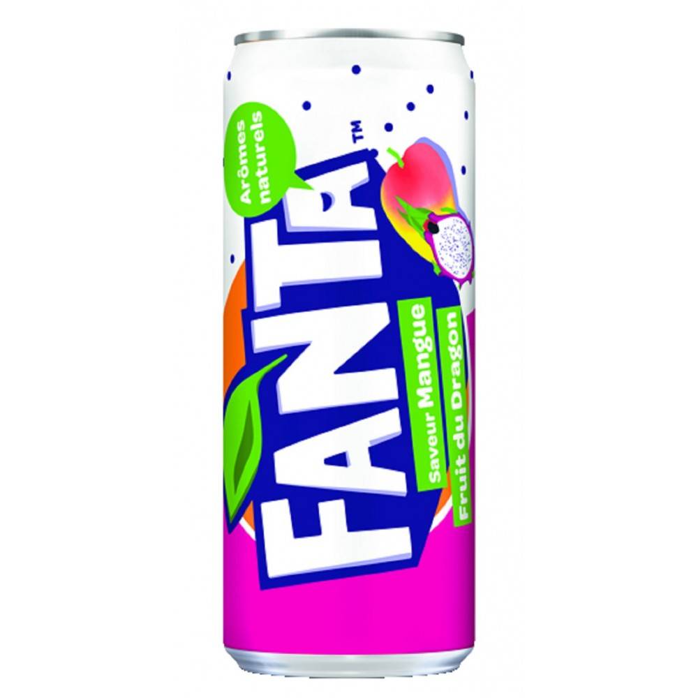 Fanta mangue fruit du dragon