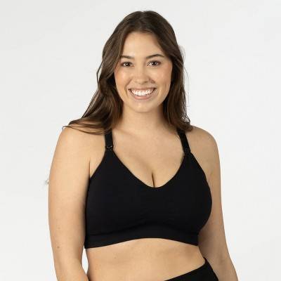 kindred by Kindred Bravely Women's Sports Pumping & Nursing Bra - Black L-Busty