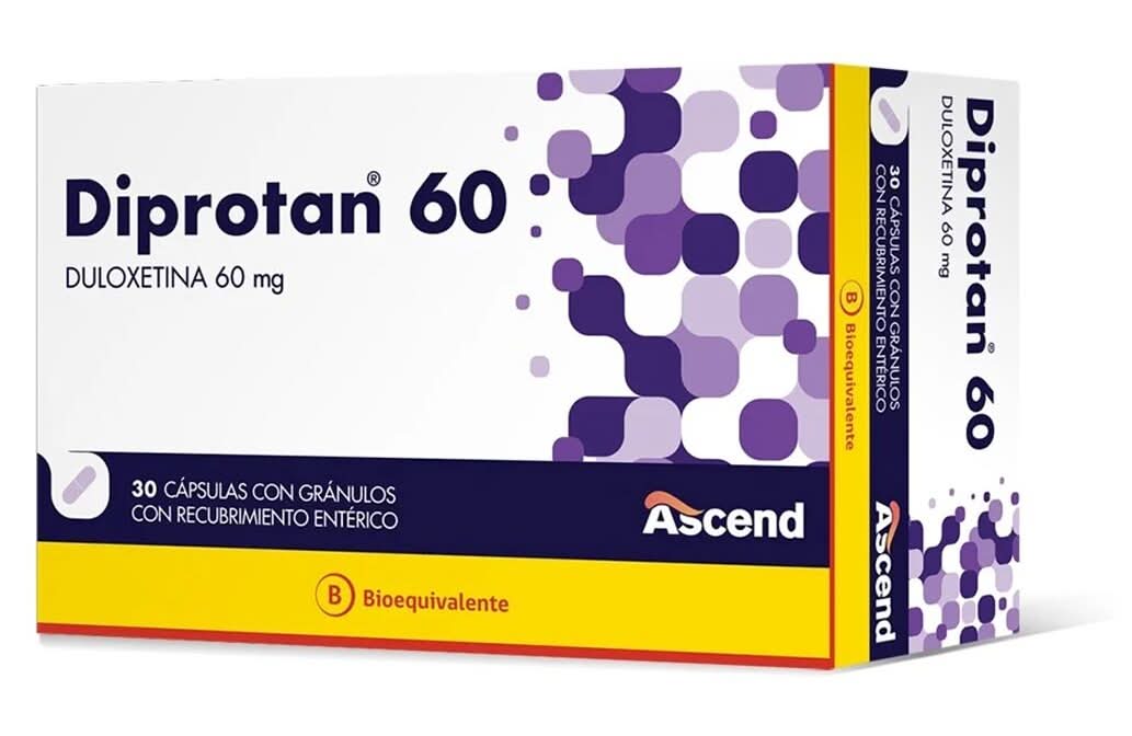 Diprotan (B) Duloxetina 60mg 30 Cápsulas