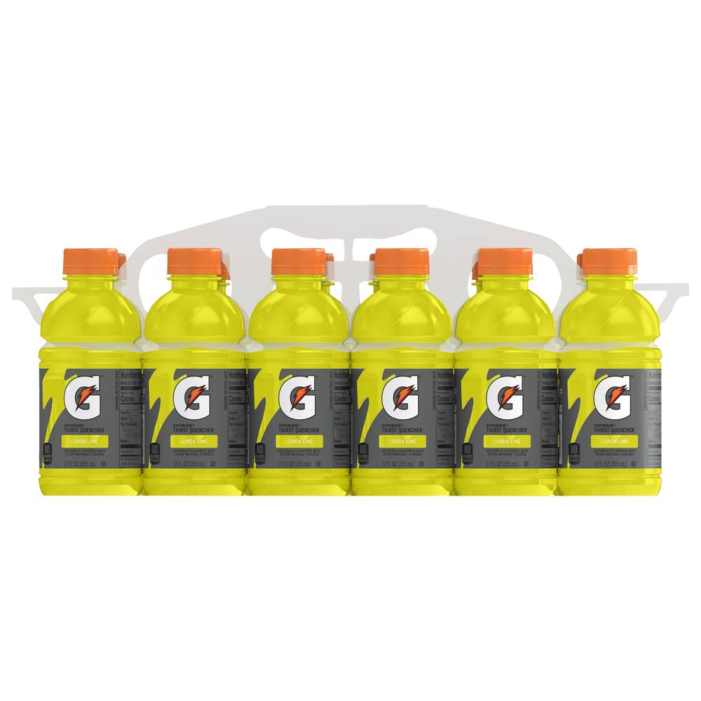 Gatorade Thirst Quencher Sports Drink, Lemon-Lime (12 x 12 fl oz)