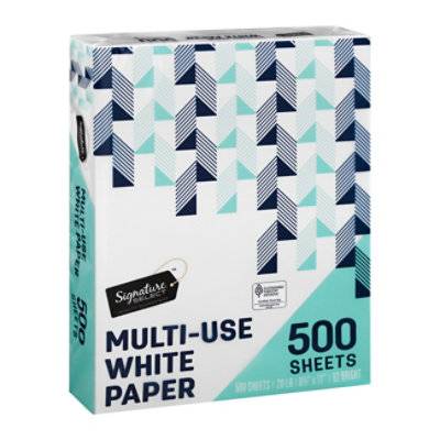 Signature Select Paper Multi Use 8.5X11 White 500 Sheets - Each