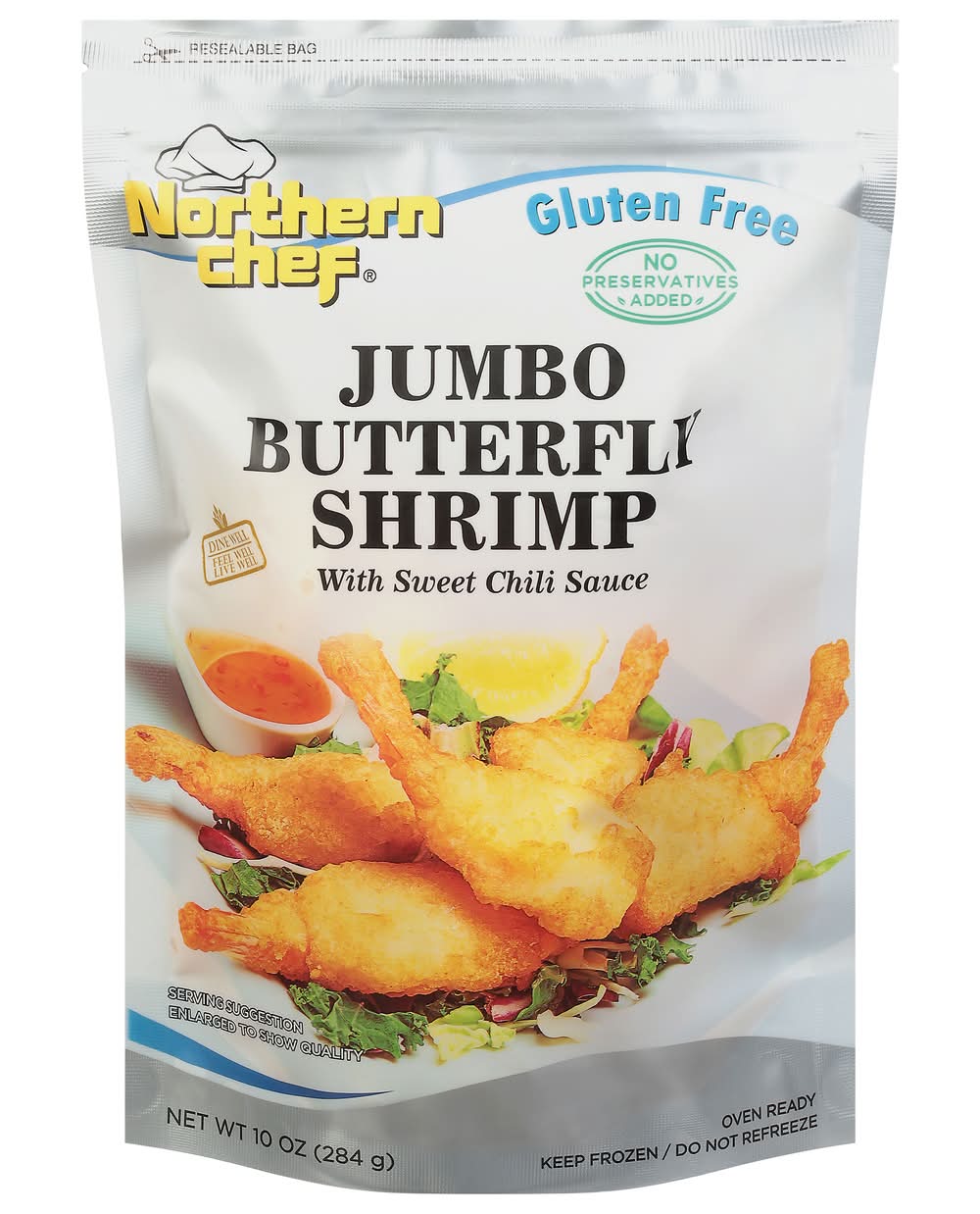 Northern Chef Jumbo Butterfly Shrimp With Sweet Chili Sauce (10 oz)