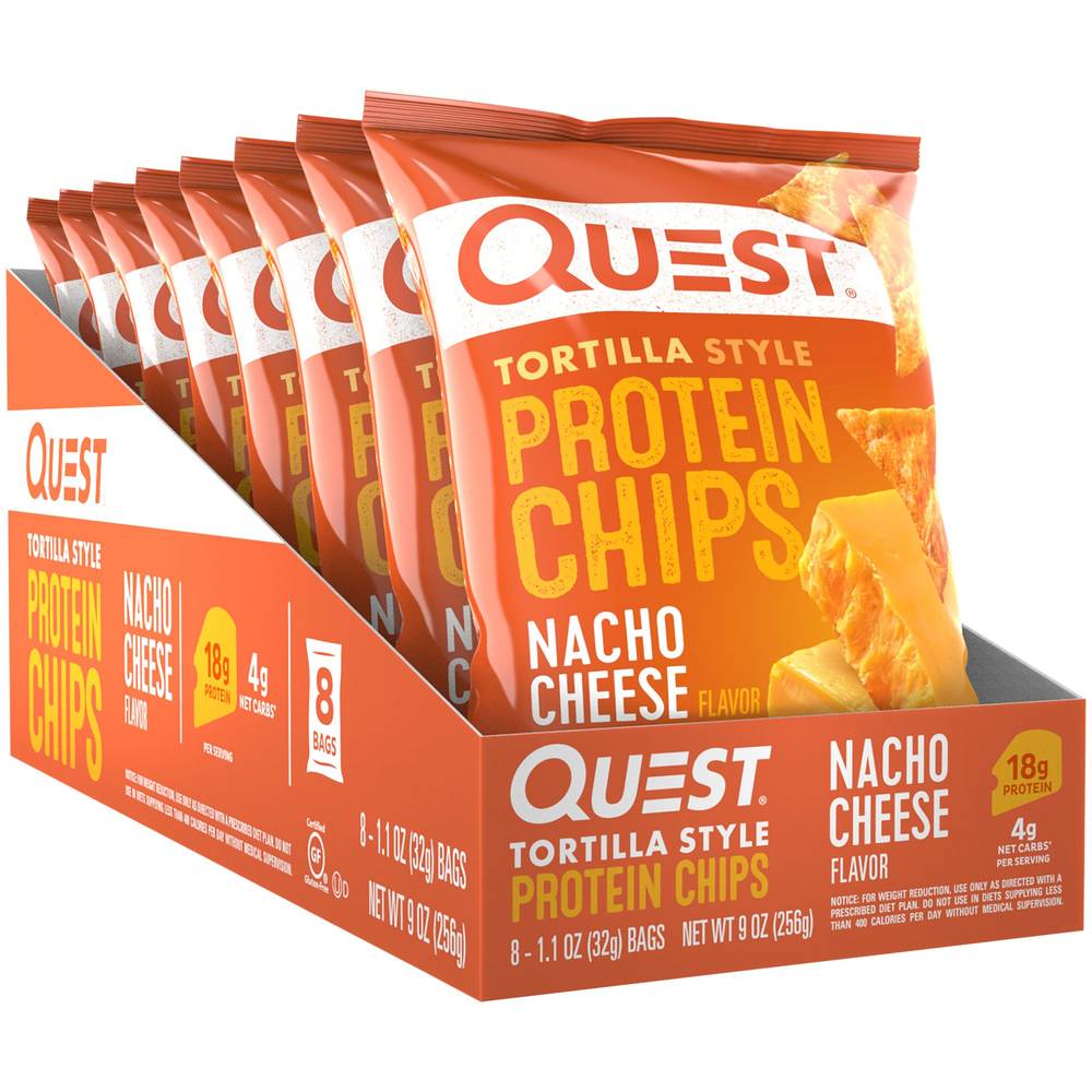 Quest Tortilla Style Protein Chips (nacho cheese)