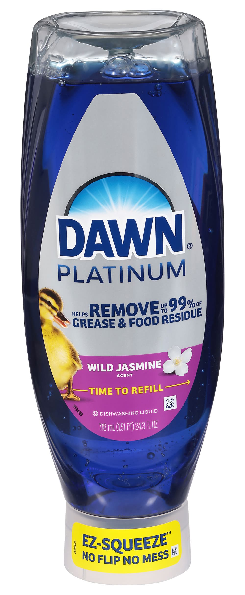 Dawn Ez Squeeze Platinum Hand Dishwashing Liquid, Wild Jasmine (24.3 fl oz)