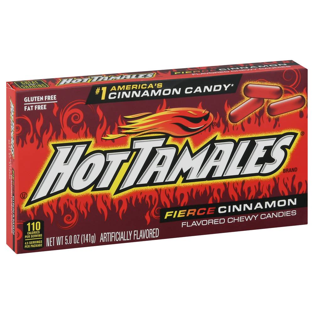 Hot Tamales Fierce Chewy Candies, Cinnamon (5 oz)