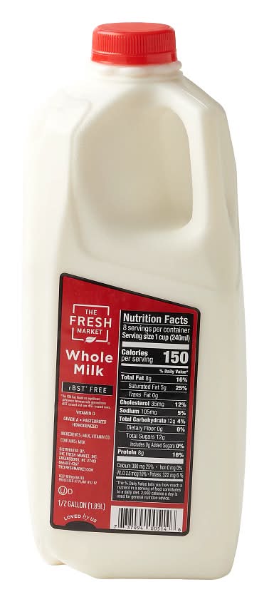 The Fresh Market Bst Free Whole Milk (64 fl oz)