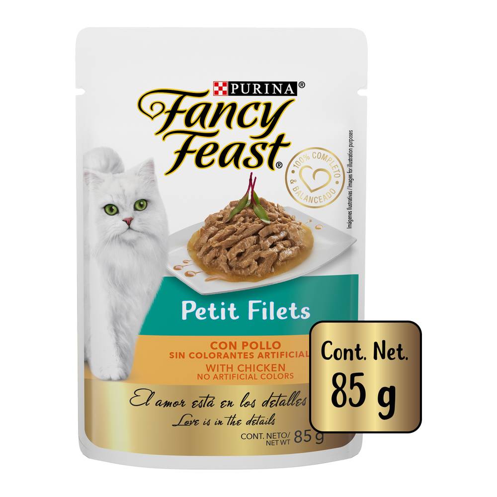 Fancy feast petit filets con pollo (85 g)