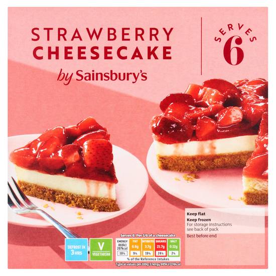 Sainsbury's Strawberry Cheesecake 500g
