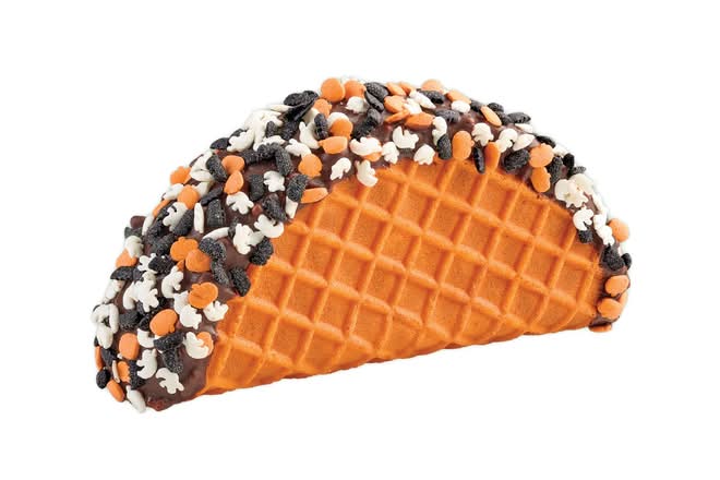 Boo Batter Ice Cream Taco