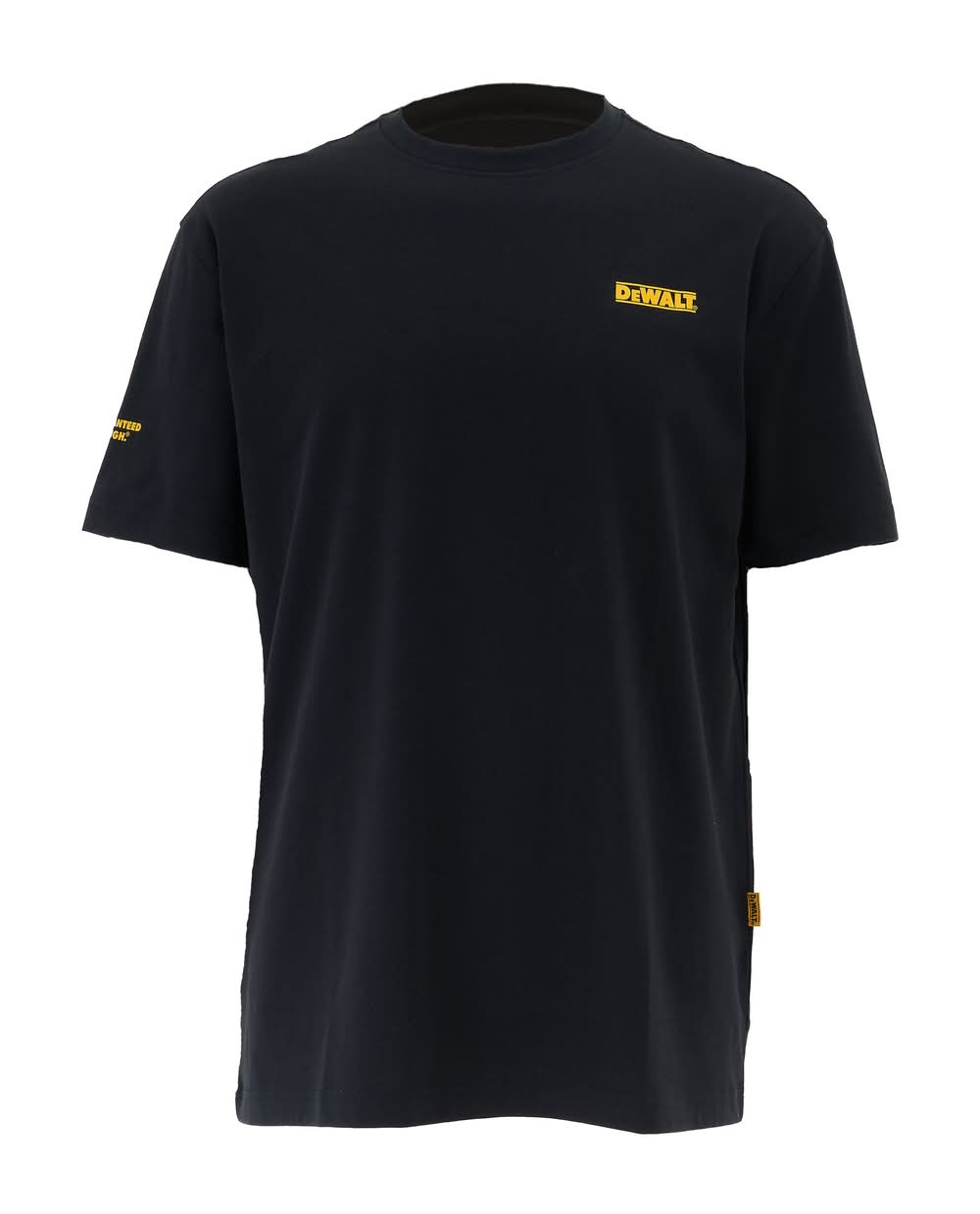 DEWALT Men's Black Medium weight Knit Short sleeve Solid T-shirt ( L )
