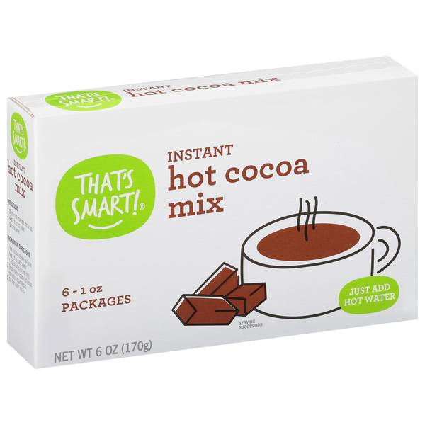That's Smart! Instant Hot Cocoa Mix 6-1 oz Packages