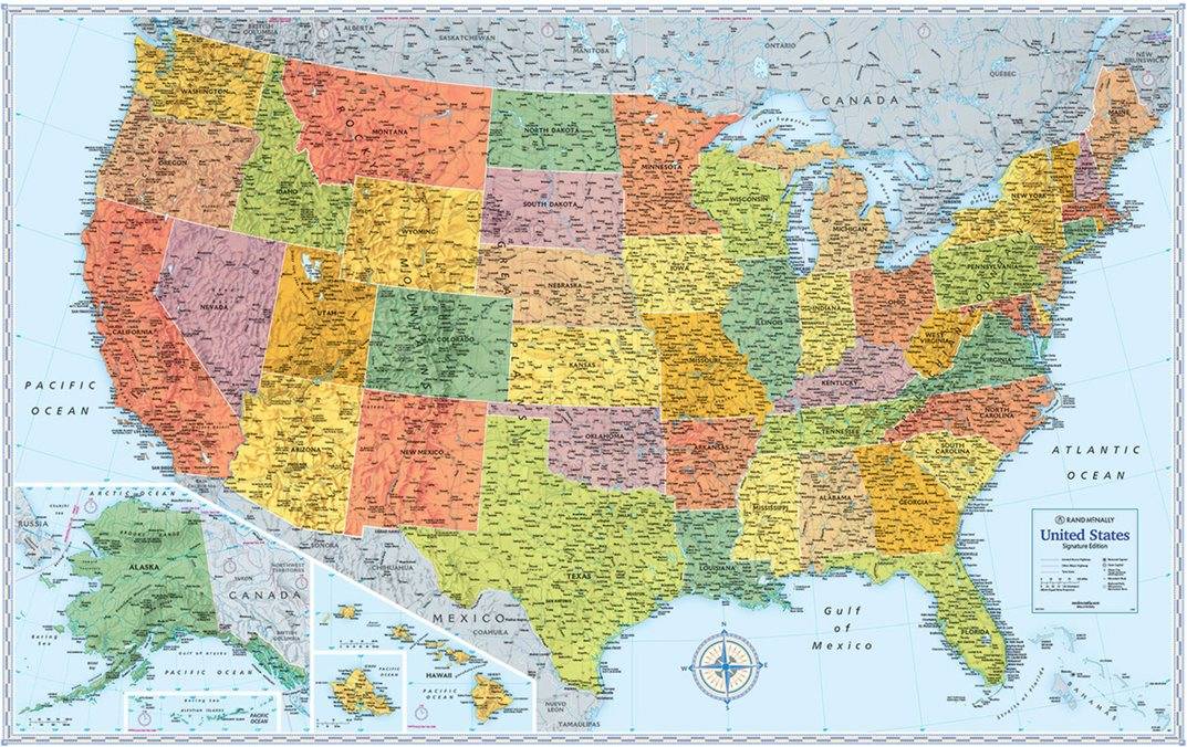 Rand McNally Signature Edition World Wall Maps