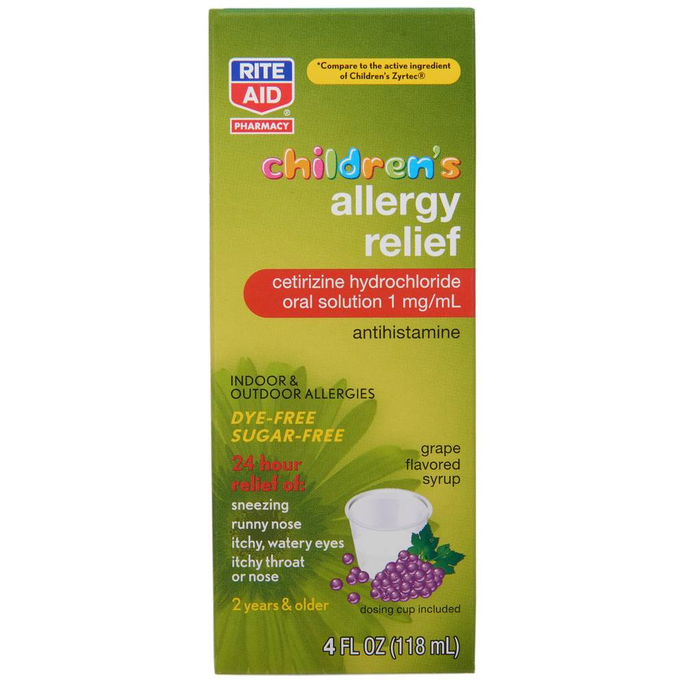 Rite Aid Children's Allergy Relief Grape (4 oz)